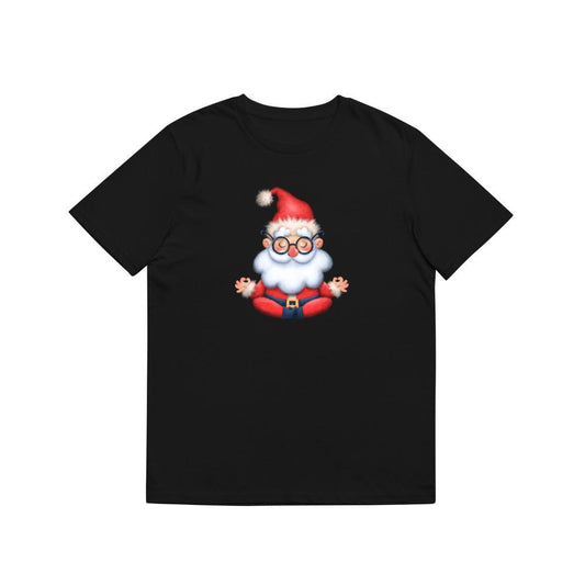 Cute Funny Santa Yoga Pose Christmas Top T-Shirts