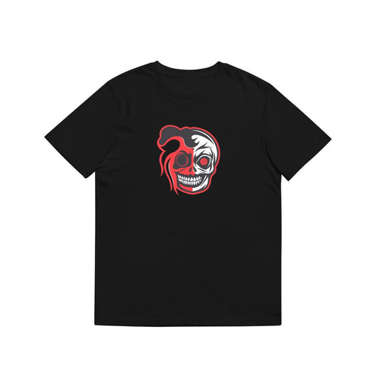 Halloween Cool Half Face Skeleton T-Shirts