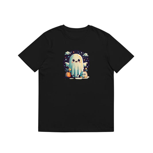 Halloween Funny Ghost With Pumpkin Friends T-Shirts